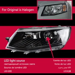 AKD Car Styling Head Lamp for Skoda Octavia Headlights 2015-2017 Octavia A6 LED Headlight DRL Hid Bi Xenon Auto Accessories