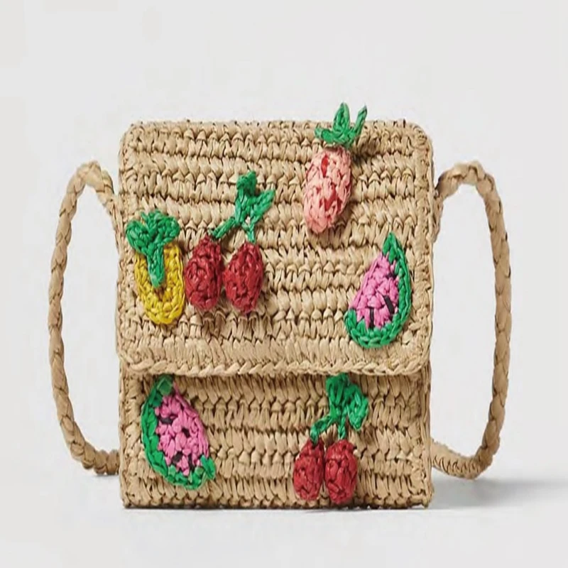 2023 Hot Sale Custom Label Children Crochet Bags Handmade Designer Handbags Beach Bags Custom Tote Wholesale