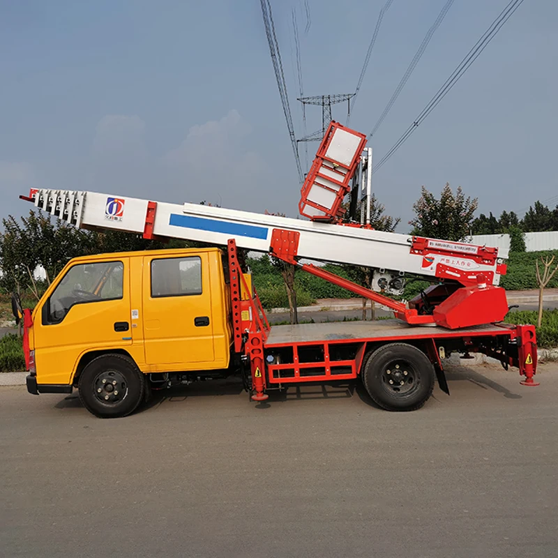 Низкая цена, грузовик для работы на высоте, Воздушная лестница, платформа для грузовика