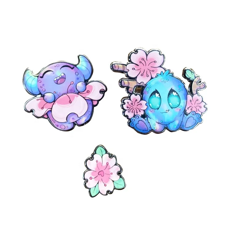 No Minimum Metal Pins Supplier Glitter Brooch Anime Hard Enamel pin Soft Lapel Badge Manufacturer Custom Enamel Pin