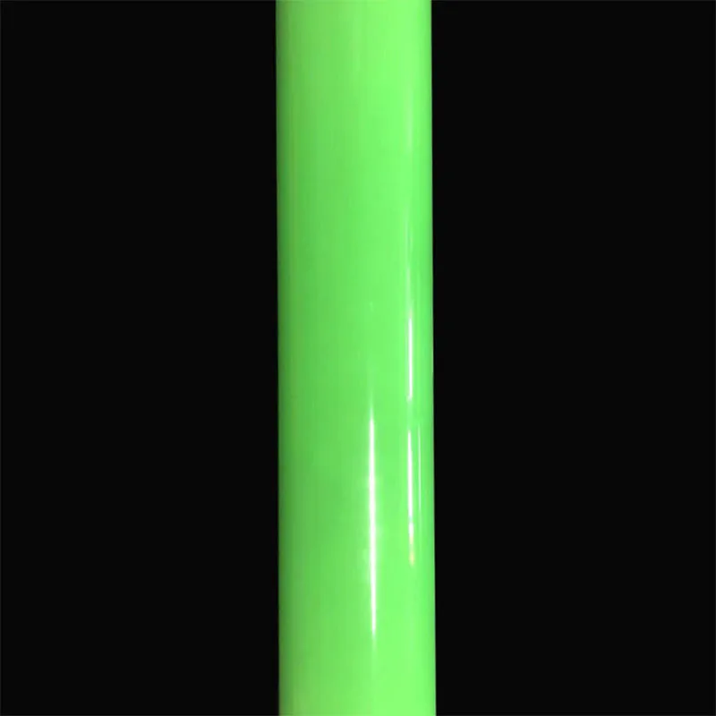 High Visibility Photoluminescent Luminous Vinyl Film Glow In The Dark Reflective Luminous DTF PET Film