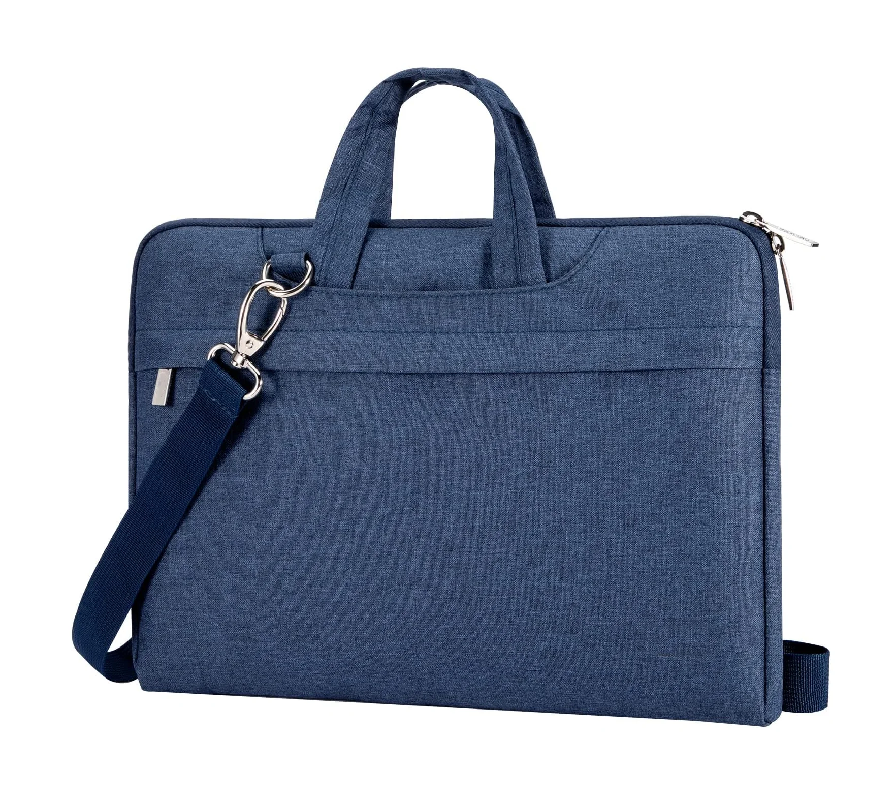 Custom Logo Waterproof Nylon Laptop Sleeve Case Bag with Should Strap and Handle Work Computer Carry Case