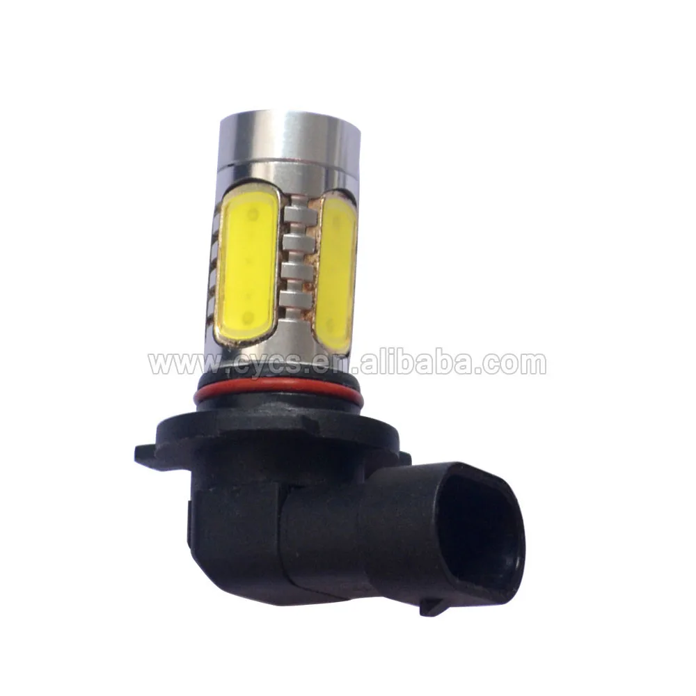 red white yellow CE DC 12V Canbus Super bright 9006 H11 7.5W COB auto led driving fog light hb3 9005 car led bulb