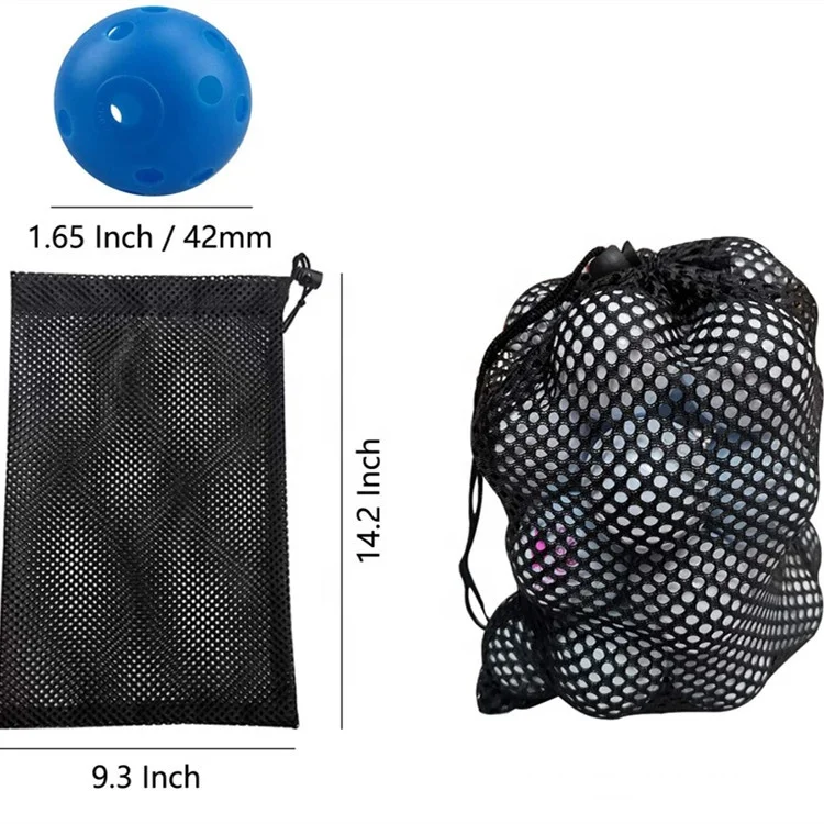Colorful Plastic Golf Practice Ball Bulk Perforated Hollow Plastic Golf Training Balls
