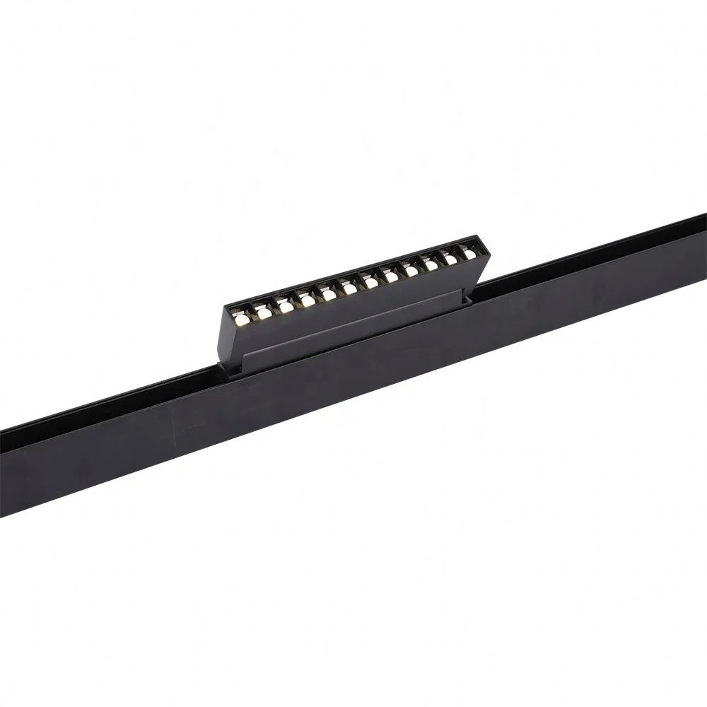 Modern Aluminum Surface Black White Dimmable Linear Track Light Home Led Grille Lights
