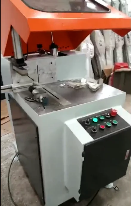 pvc cutting machine single head mitre cutting saw aluminum upcut saw price of aluminium windows and door making machine