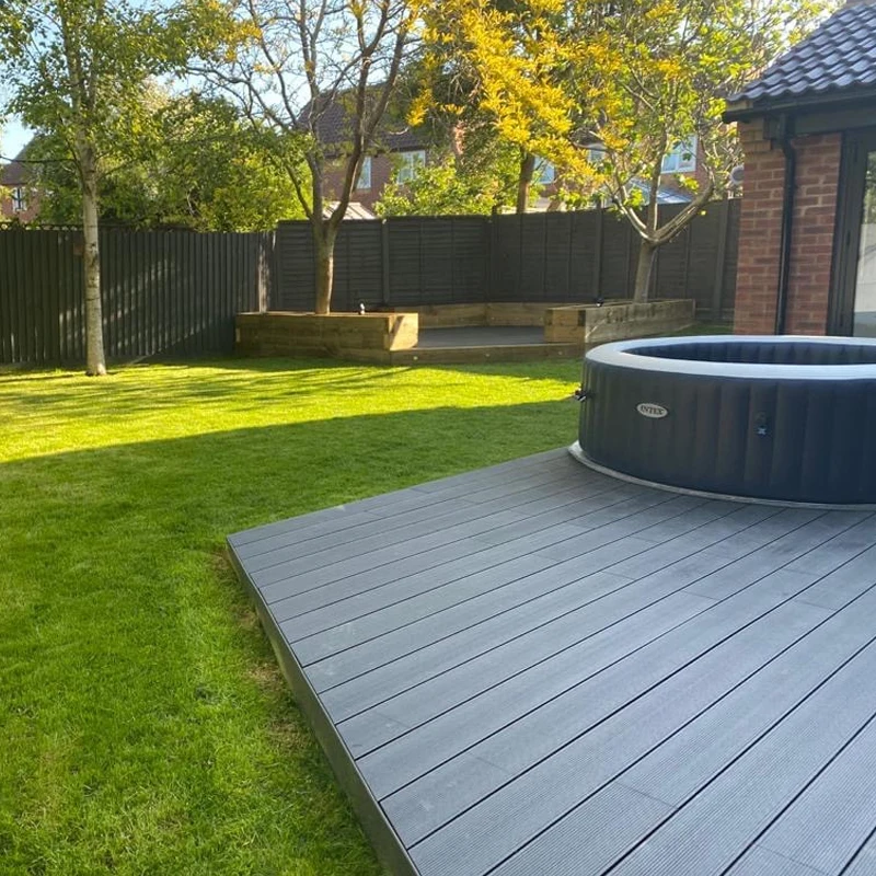 Price 3D Embossing Solid Outdoor Swimming Pool Anti-Slip/UV Wood Plastic Boards WPC Flooring Composite Decking