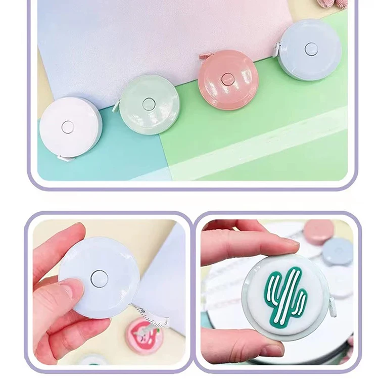 Amazon Hot Sale Custom LOGO Automatic Flexible Soft Tape Measure Retractable PVC Silicone Body Measuring Tape
