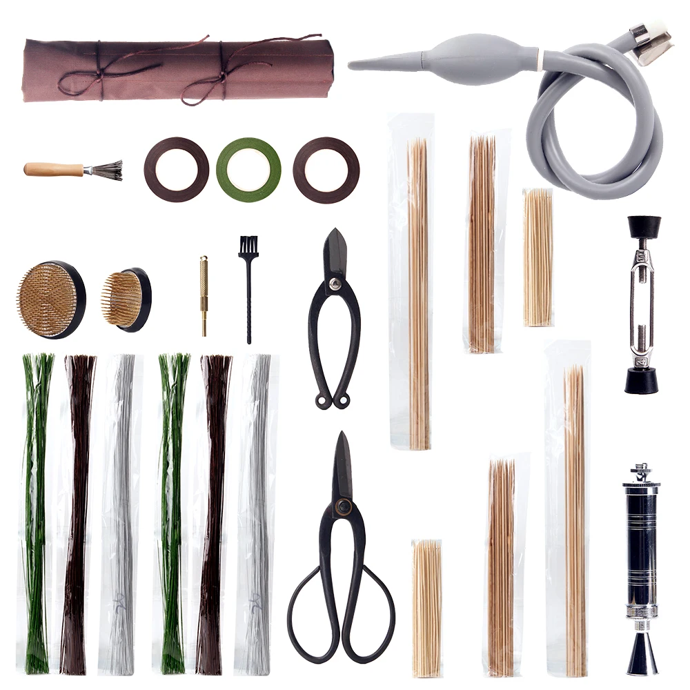 Copper Flower Insert Base Pin Ikebana Kenzan Flower Decoration Fixed Arrange Tool Ikebana Kenzan Flower Base Floral