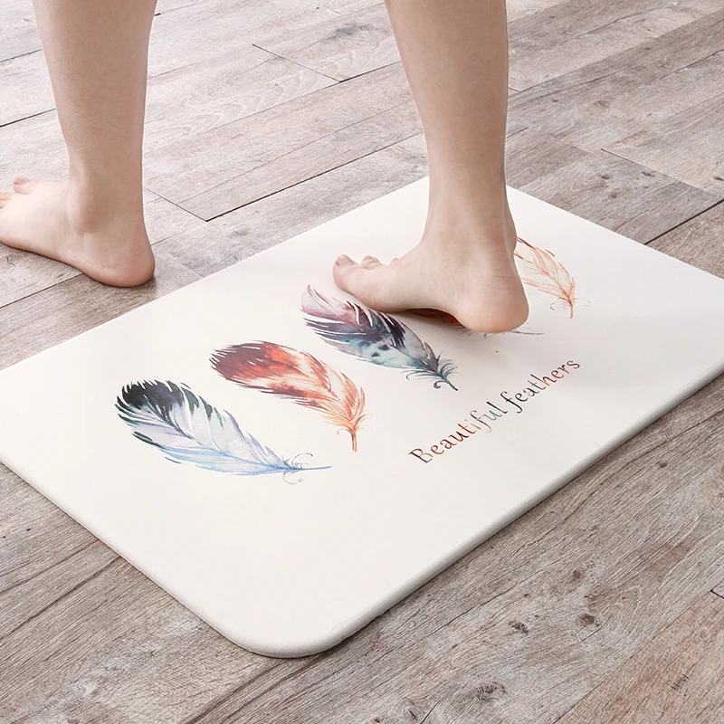 diatomaceous anti slip bath mat absorbent shower mat for baby