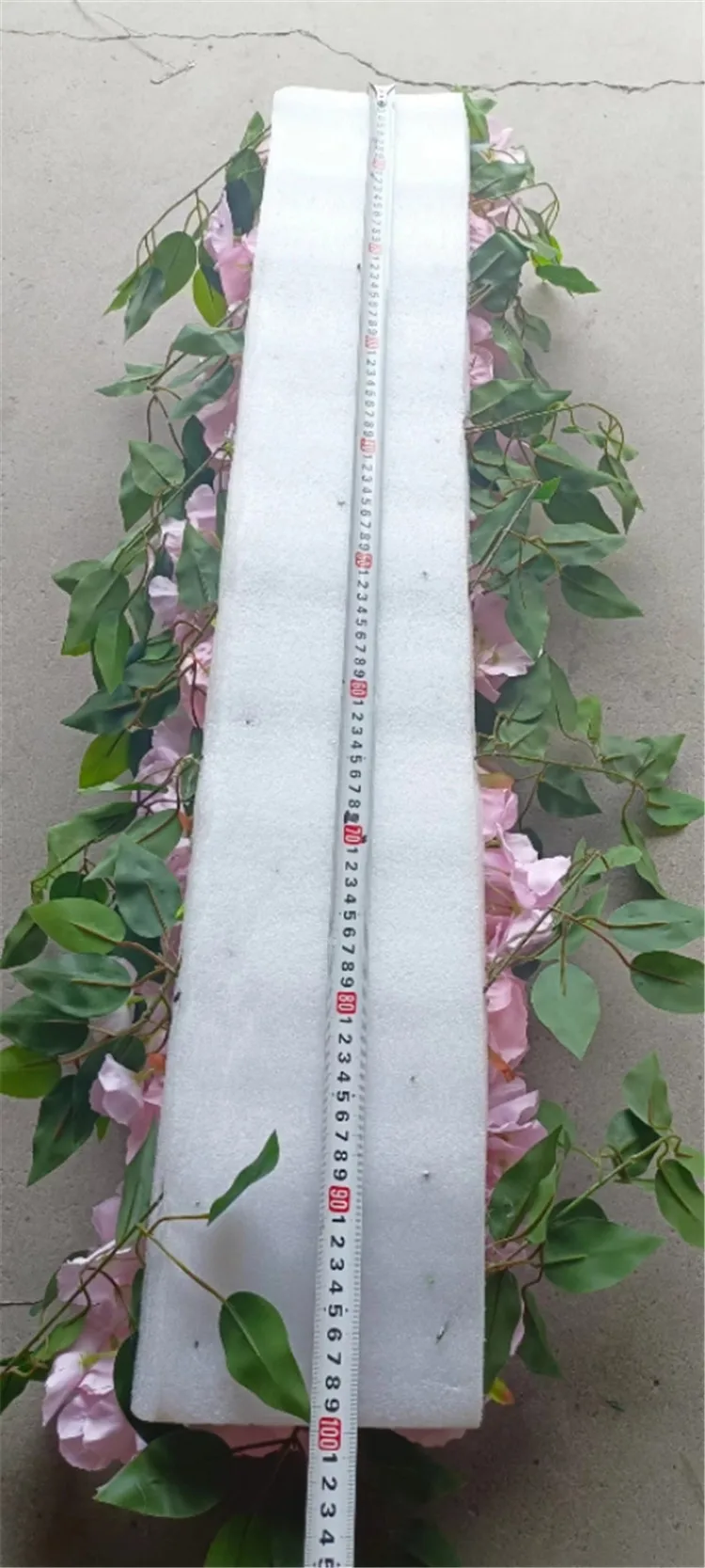 Silk Peonies Rose Floral Arrangement Wedding Arch Frame Artificial Flowers Rows Stage Arrangement Props Party Backdrop Decor