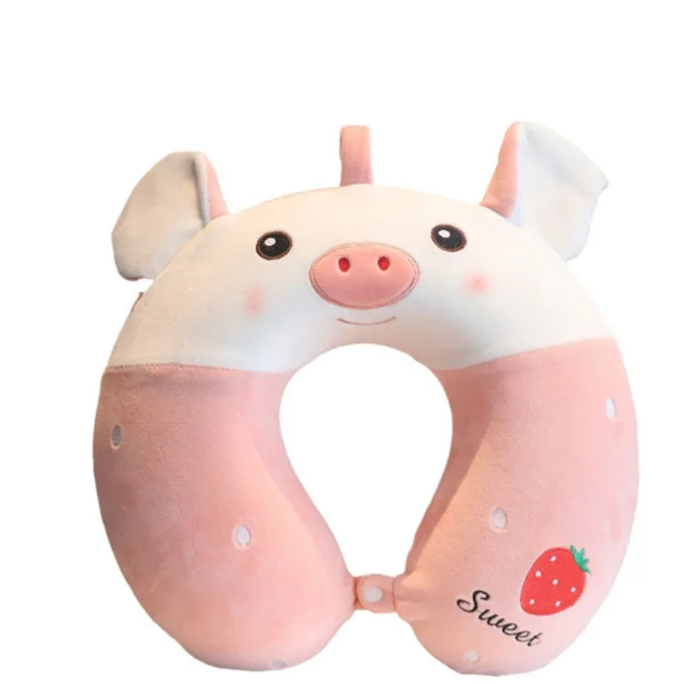 2024 New Fashion Good-looking Memory Cotton Detachable Convenient U-shaped Pillow Plane Travel Pillow.