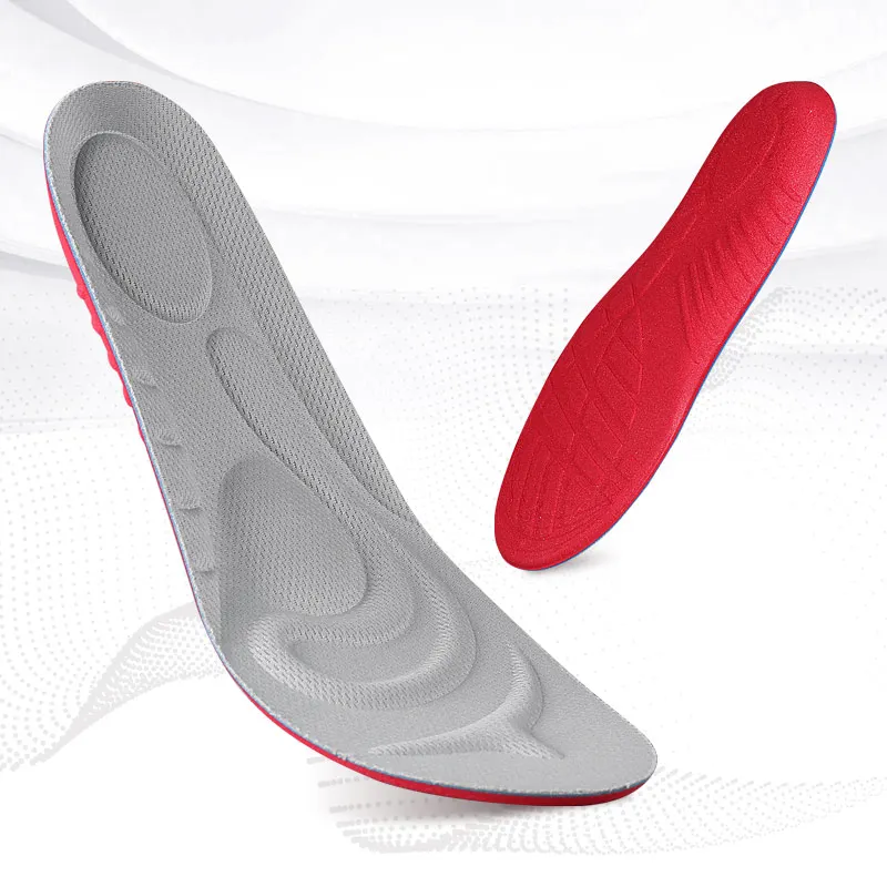Breathable Mesh Sports Insole High Elastic Foot Massage Shoe Insole Absorption Sports Shoe Pad Foam Cushion Shoe Insert