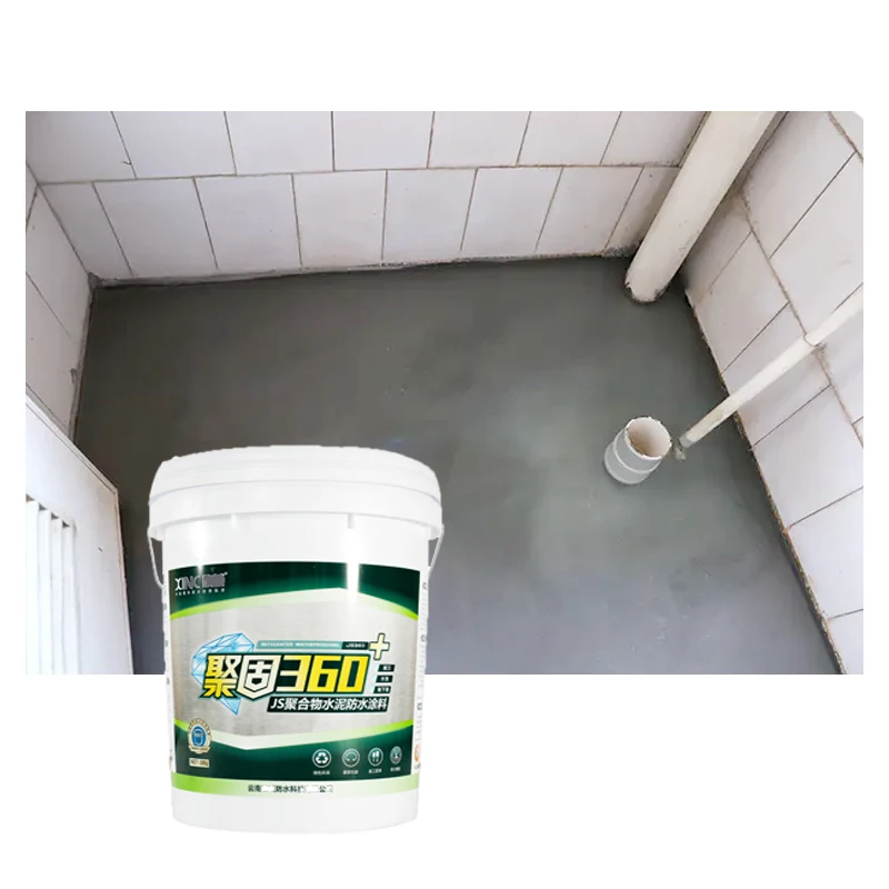 Manufacturers Selling XINC JS360+JS Waterproof Coating Hot Selling Environmental Friendly Composite Acrylic Waterproof Paint