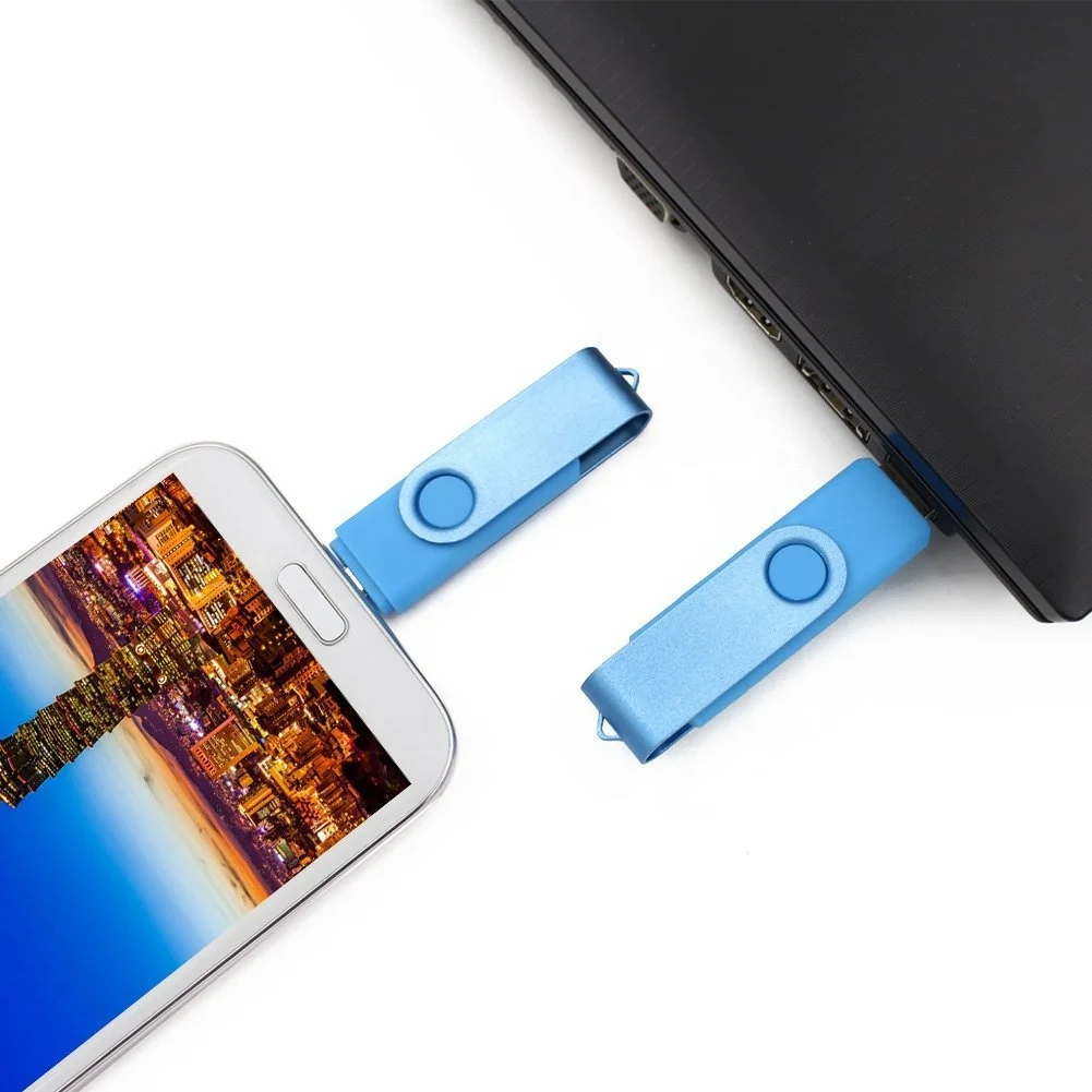 Cool Gadgets Swivel USB 16GB  Pendrive 32 GB 64GB 128GB  OTG Type C 2 in1 USB Flash Drive