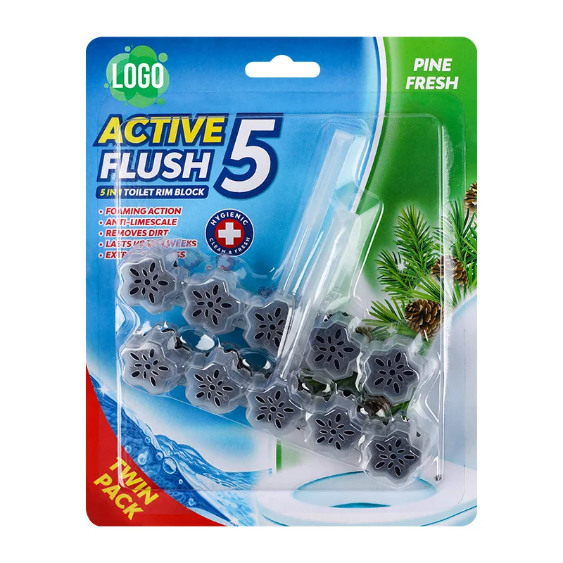 Eco-Friendly 2pcs Hanging Toilet Clean Balls Air Freshener Deodorization Balls Toilet Bowl Cleaner