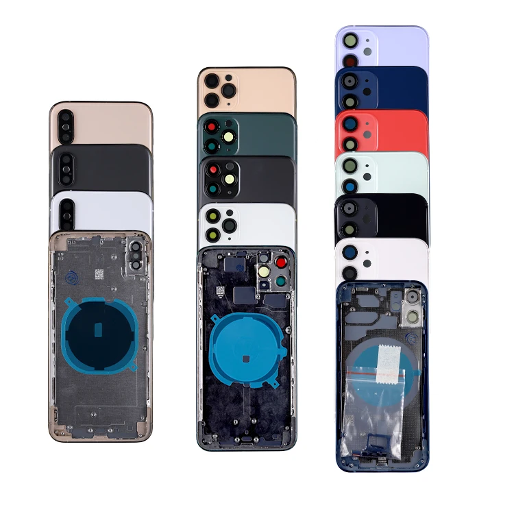 Orignal Back Glass Housing For Iphone 6 7 8 X Xr Xs 11 12 Mini 13 14 Pro Max Back Battery Cover For Iphone X To 13 Pro Housing