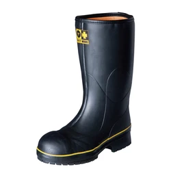Light Weight Excellent Rubber Men Industrial Work Highcut Safety Shoes High Cut