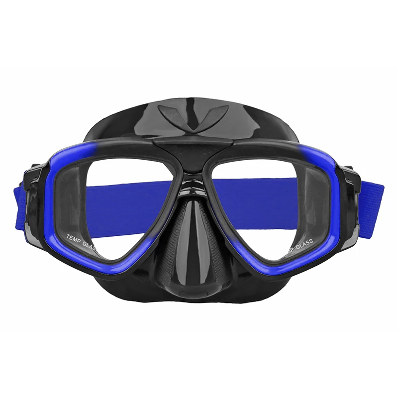 ALOMA Modern Gradient Color Style Diving Goggles Snorkel Mask for Adults Snorkeling Diving with camera mount