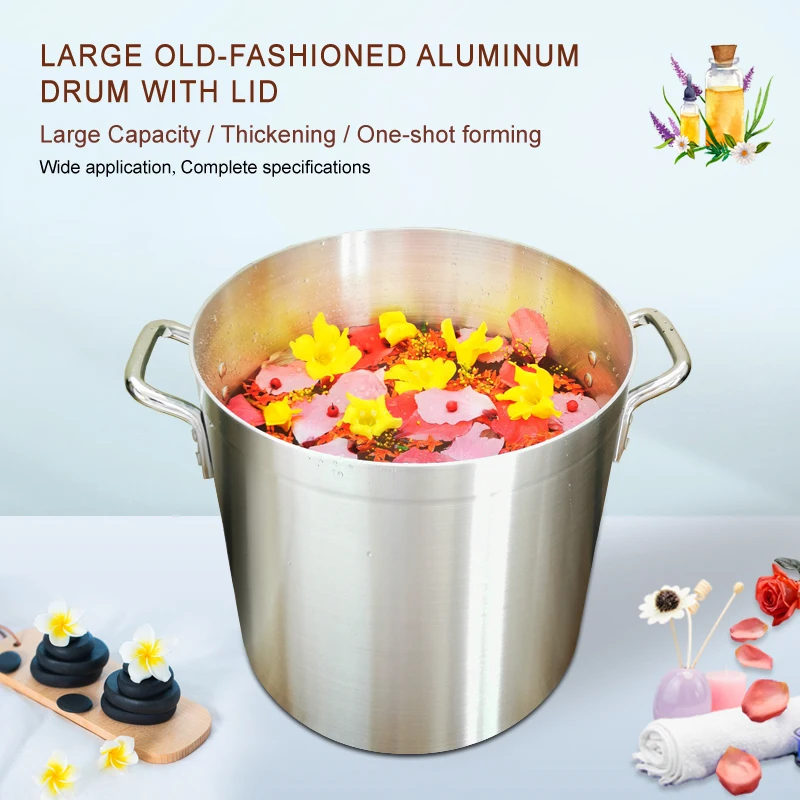 Commercial Standard Size Stainless Steel Cooking Pot Kitchen Stainless Steel Stock Pot