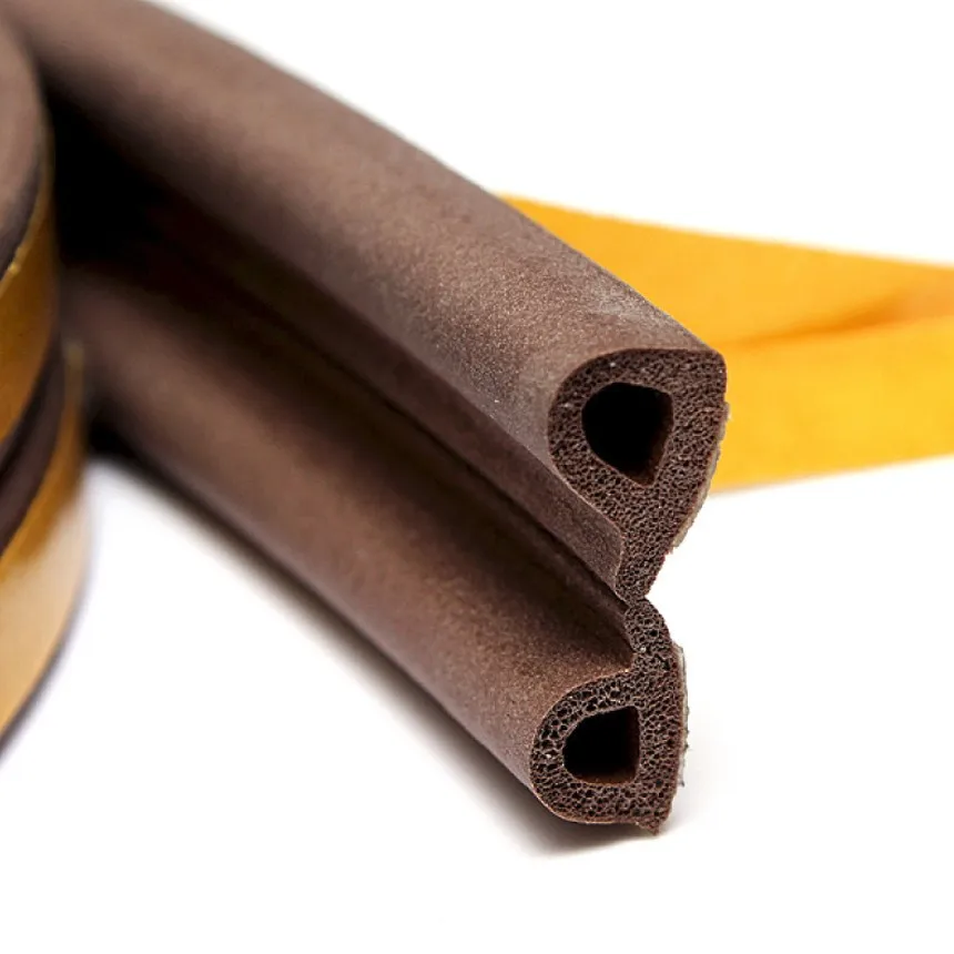 Профиль 6m P коричневое резиновое уплотнение EPDM