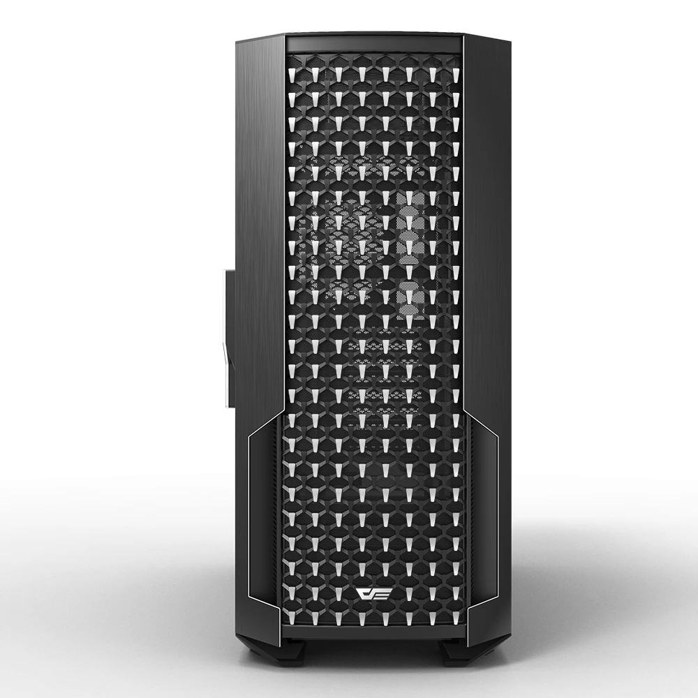 DarkFlash High Quality Atx With Power Supply Fan Cooler Master Plastic Led Gaming Cpu Cabinet Computer Case