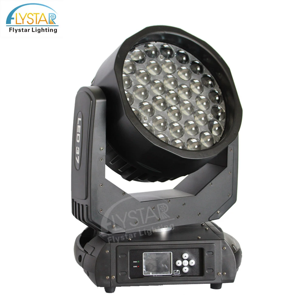  Освещение для вечеринок robin 600 zoom beam wash effect 37 шт. 10 Вт RGBW 4 в 1 светодиодный подвижный головной