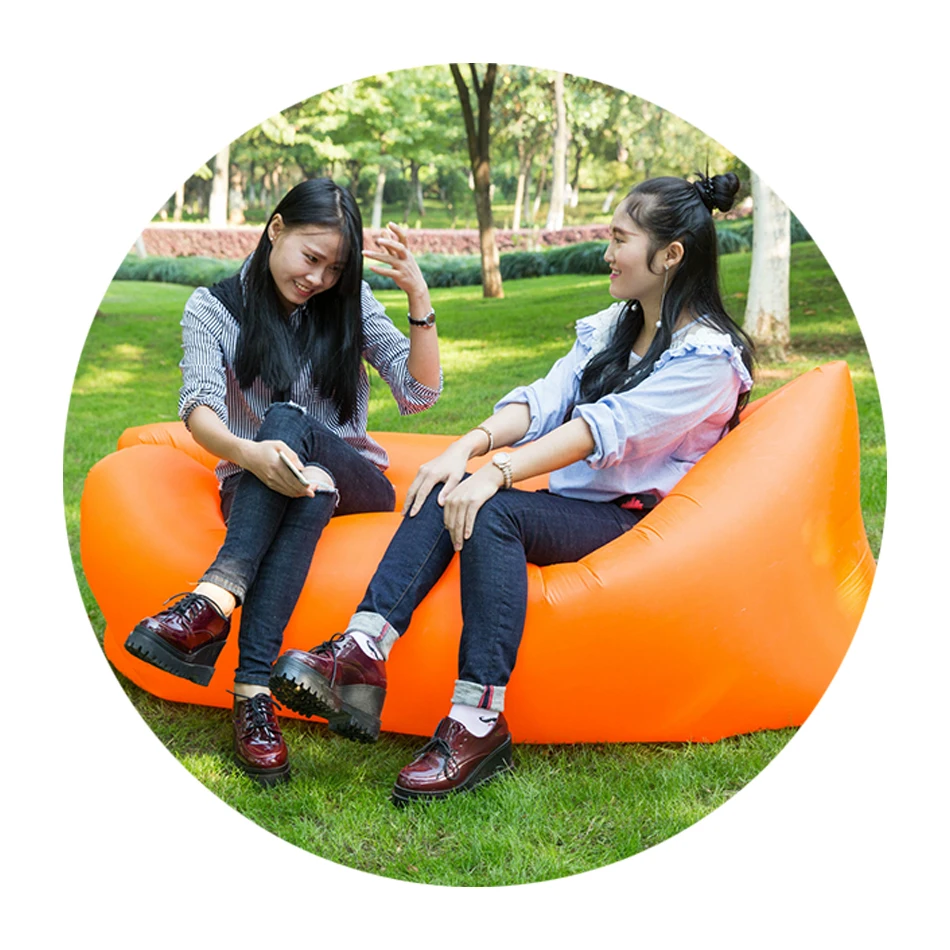 
Hotest air lounge lay bag fashion air inflatable sleeping bag lazy sofa bag 