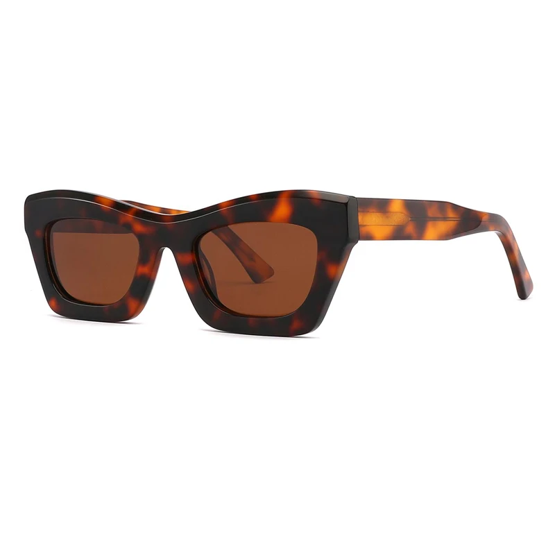 New thick edge design solid color classic models personalized haute couture Neutral polarized sunglasses
