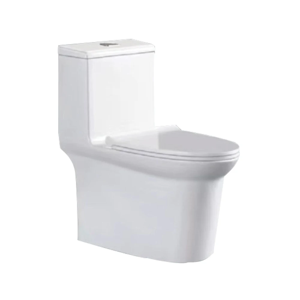Bathroom Sanitary Ware Toilet Bowl Manufacturers China White Ceramic Style Siphonic One-Piece Toilet Water Closet WC Toilet