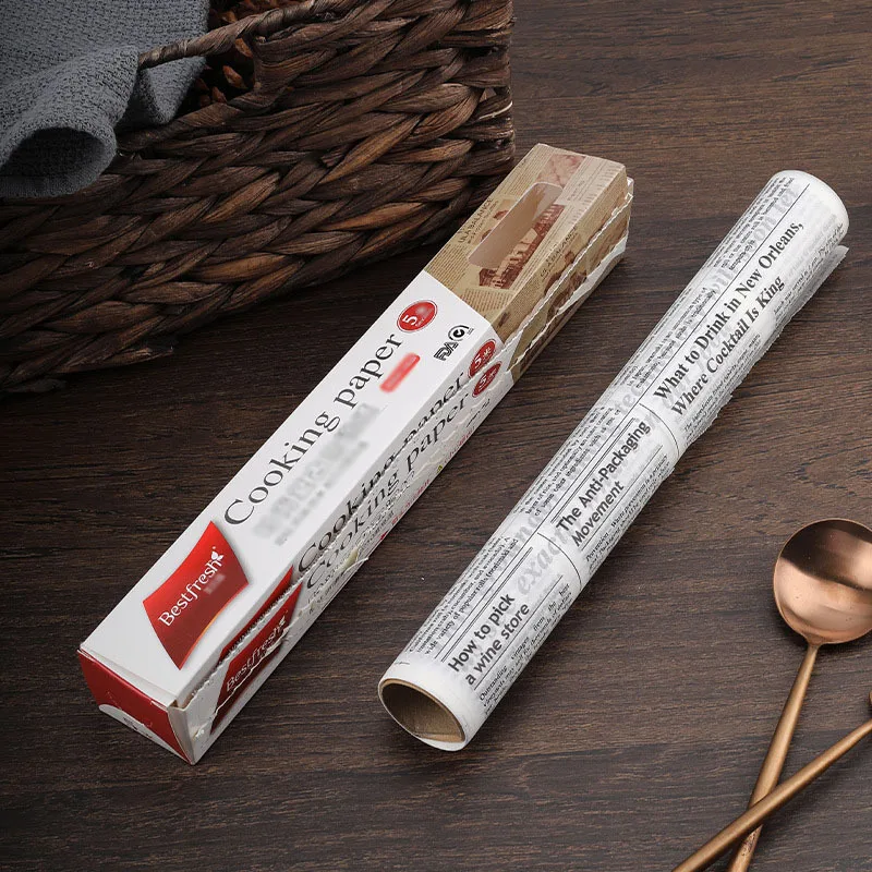 Food Grade Custom logo Printed Wax Paper Grease Proof Sandwich Wrapping  Paper or Burger Baking Food Paper