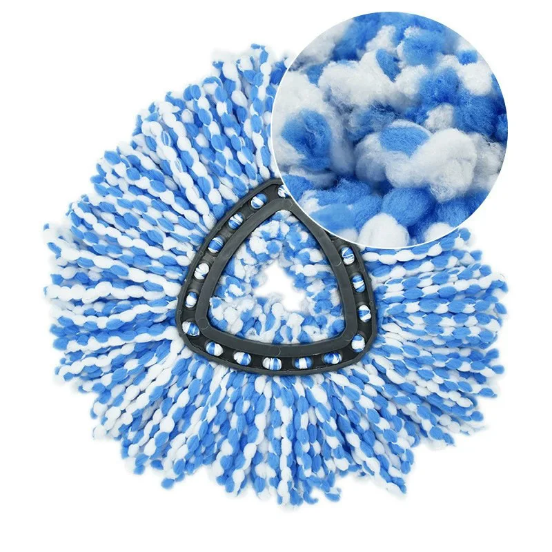 Microfiber Mop Head 360 Spin Mops Head Refills Replacement Compatible with Viledas Mop Pad / O-Cedar EasyWring RinseClean