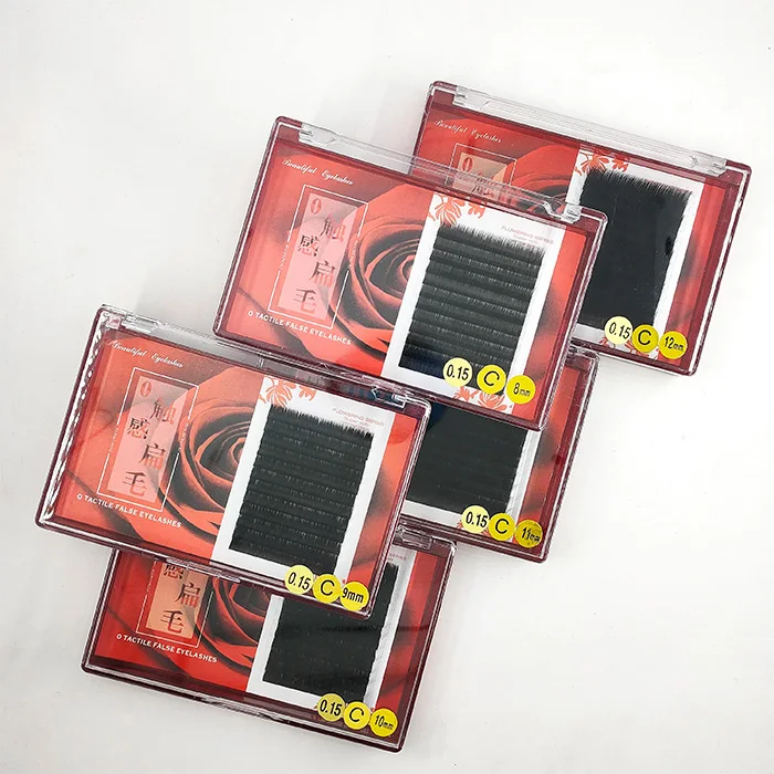 J B C CC D DD L LC LD  crul Ellipse Flat Eyelash With High Quality