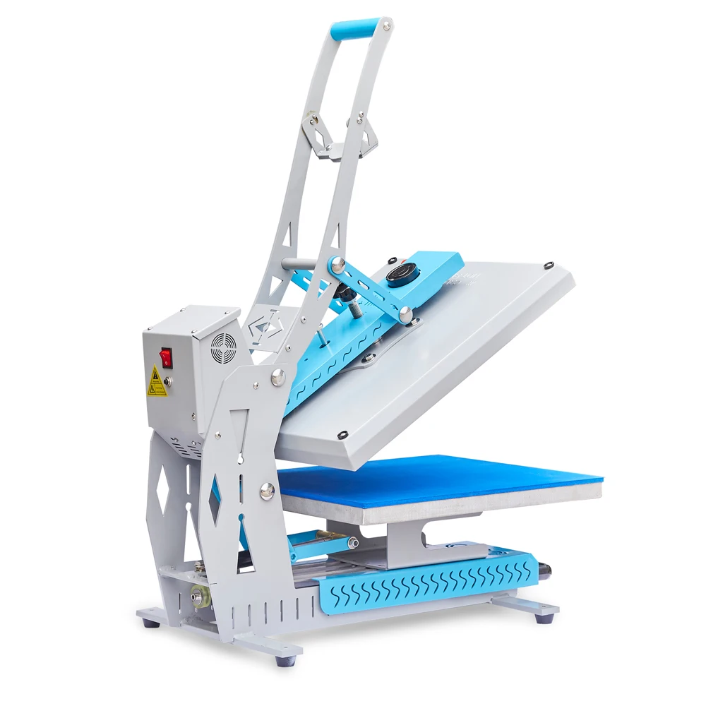 Cheap price portable magnetic 40x50 T-shirt clothe sticker label heat press heat transfer printing machine for small businesses