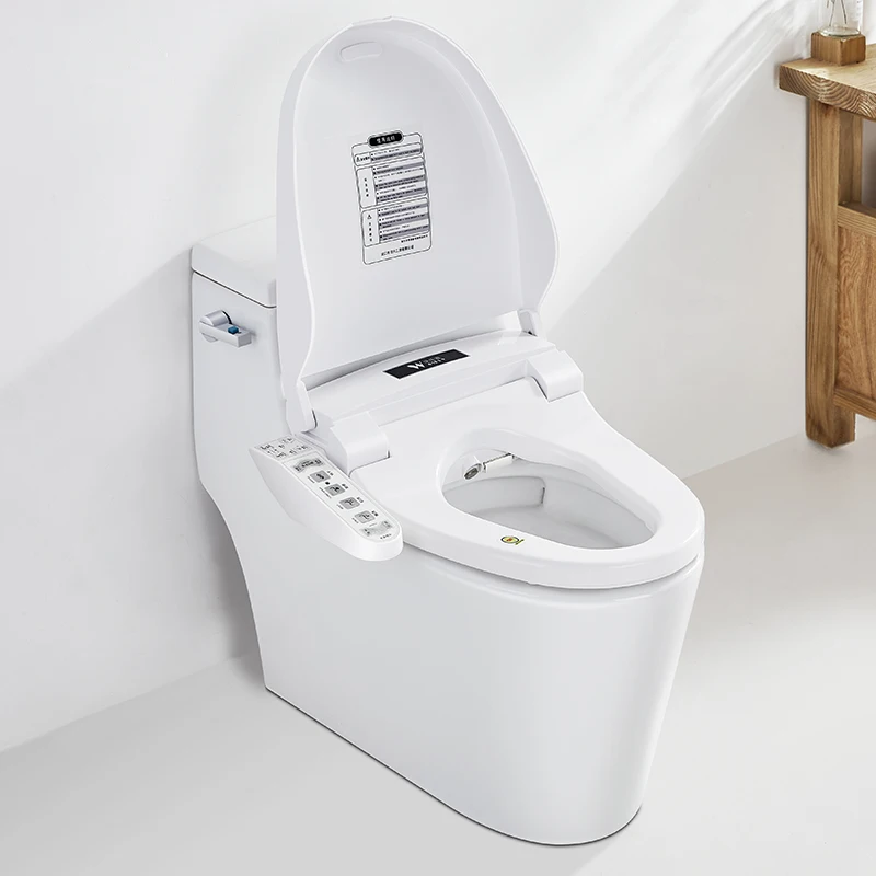 Easy installation intelligent heating toilet lid electric bidet smart seat cover