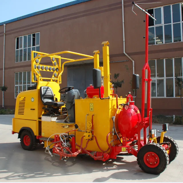 Driving Type Thermoplastic Spraying Road Marking car