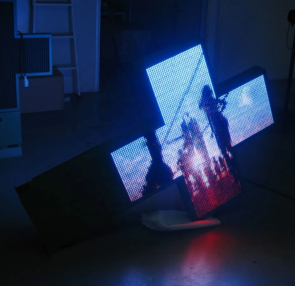 RGB P10 светодиодный аптечный крестообразный знак водонепроницаемый двухсторонний открытый дисплей