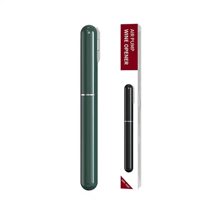 Custom Logo Portable Travel Handheld Air Pressure Corkscrew Wine Opener Needle Pump Openers