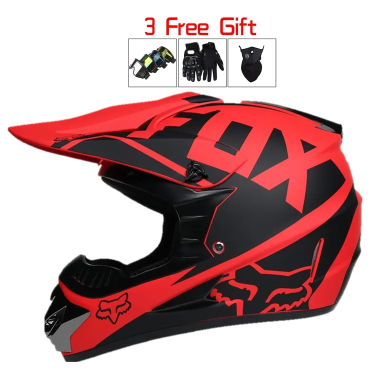 
New Motocross Helmet Off-road Bike Downhill Country Racing Helm Cross Mountain Full Face Helmet 