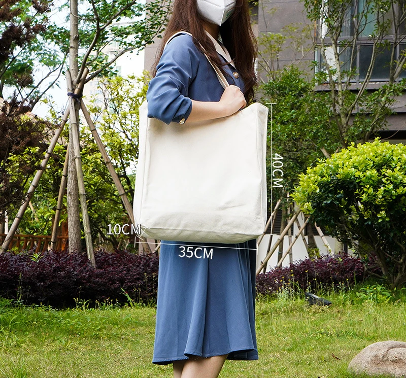 Shopping Duffle Bag Small Waxed Canvas Tote Bag Cotton Canvas Canvas Bag With Custom Printed Logo