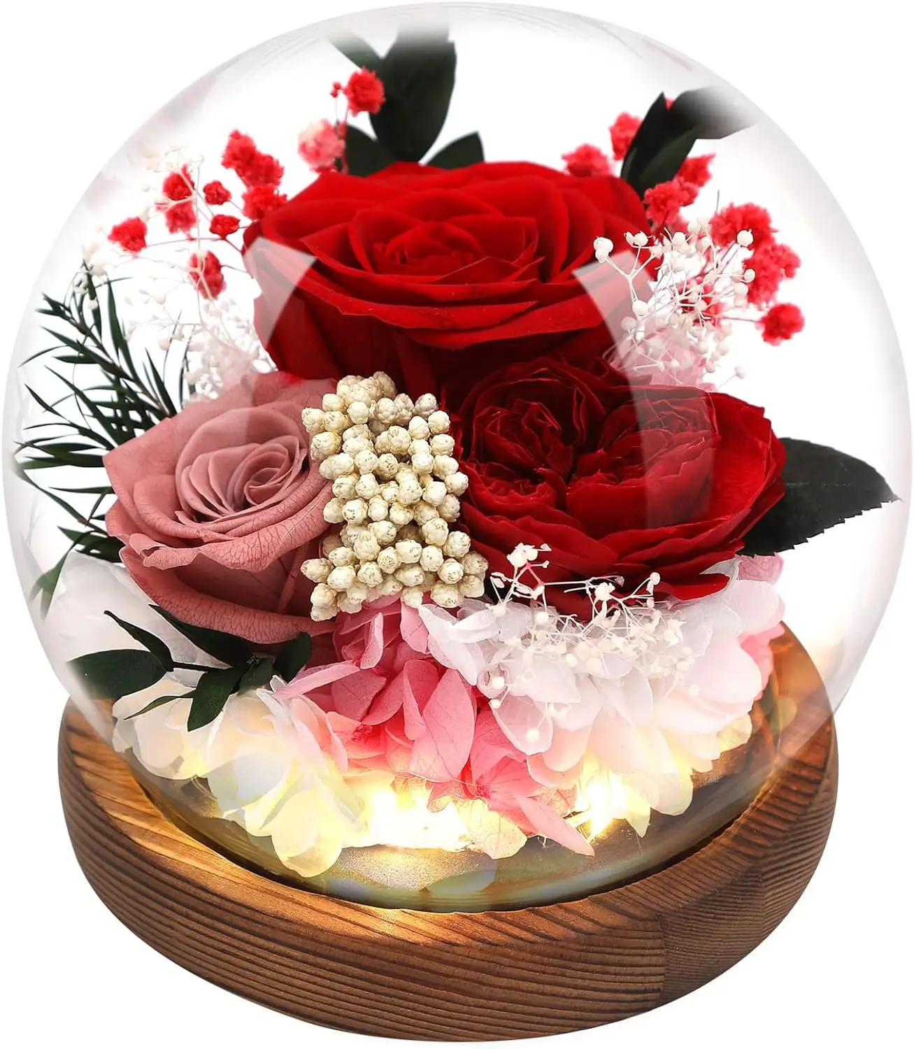 Unique Floral Gift Long-Lasting Real Flowers Preserved Flowers Roses Gifts for Women Mom