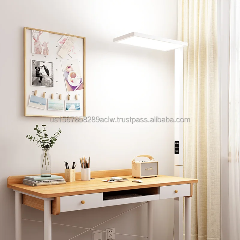 Modern Floor Lamp 4000K Standing Reading Standing Light Floor Lamps for Living Room Bedroom Full spectrum eye protection light