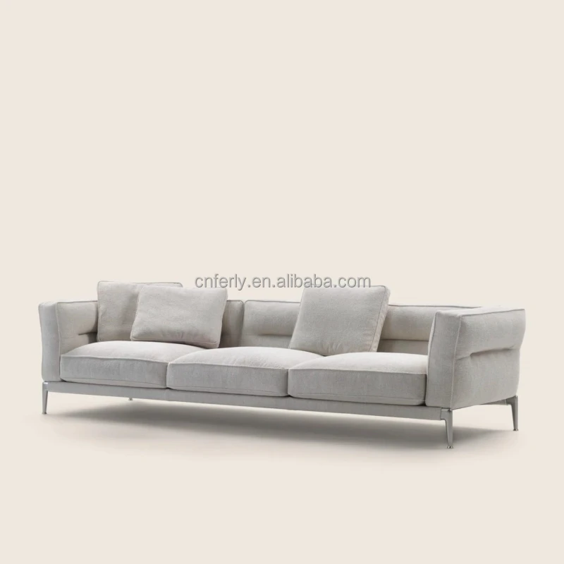 Modern Italian Style Living Room Furniture Home Furniture Large Set Fabric Sofa Sectionals