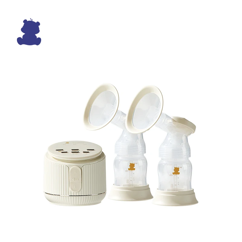 2023 New Design 12 Level Frequency Conversion Electric Double Breast Pump For Baby Feeding Pump