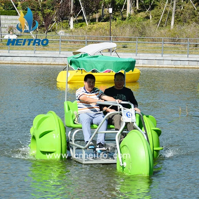 water park outdoor best price and quality 3 wheels water bicycle water tricycle bike pedal boat for sale