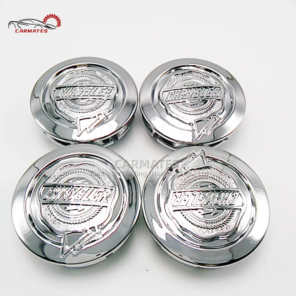 CARMATES 54mm for Chrysler 300c 2005-2010 12 Wheel Center Hub Caps Car Rims Badge Logo Emblem Covers Sebring Pacifica 04895899AB