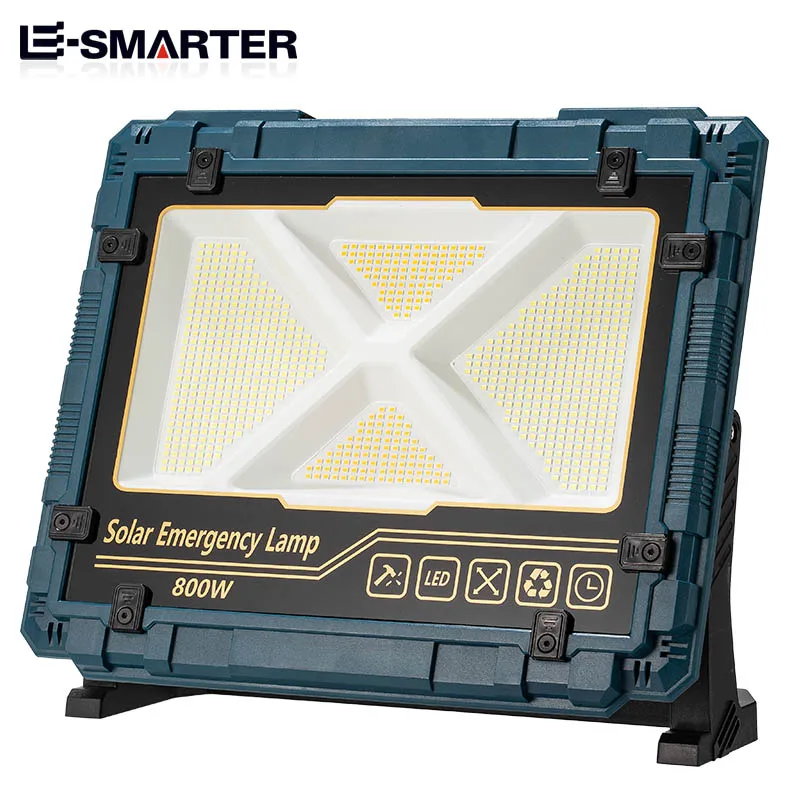 Charging Floodlights Outdoor Camping Portable Ultra Bright Emergency Car 100W 150W 200W 300W 400W 500W 600W Led Solar Work Light