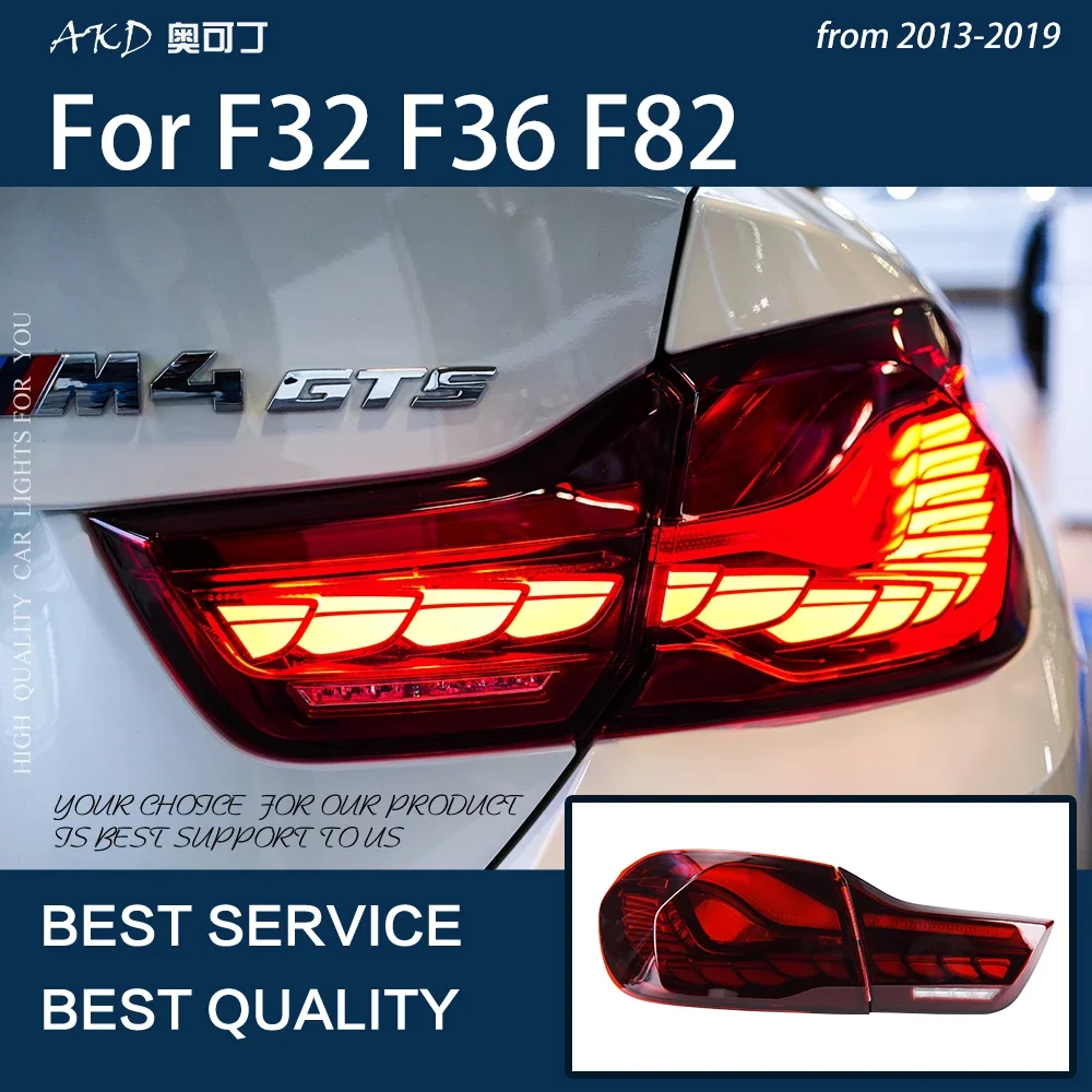 LED Car Lights for F32 F36 F82 M4 4 Series 2013-2020 Dragon Scales Taillight