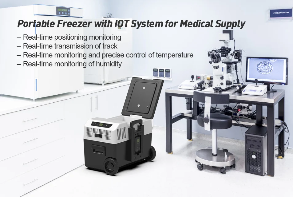 25L Portable cooler 12V DC Micro LED Display USB Outlet Car Home function Mobile Deep Freezer Compressor Car Fridge