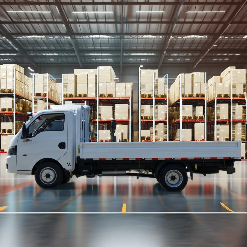 Dongfeng Tuyi T5 Transporter 2 Seats Small Cargo Light Truck 2 Doors 2 Seat Mini Light Truck ACC Automatic 6 Tn Truck Manual 4X2